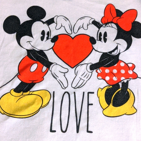Disney Tops - Mickey & Minnie Mouse women's top